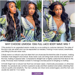 Full 13X6 Lace Frontal Virgin Human Hair Wigs 210% 32Inch 15A Body Wave 13X6 HD Transparent Full Lace Front Wigs Brazilian Body Wave Wig Thin Knots