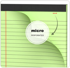 5Pcs Small Note Pads 5X8 Notebook College Ruled Legal Pads Color Notepads 5 Pack Study Back Writing Pads 5 X 8 Perforated Narrow Ruled Pads of Paper for School & Office Supplies 30 Sheets/Pack