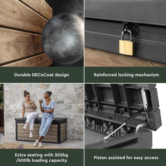 Ashwood Signature 570 Litre (150 Gallon) Outdoor Storage Deck Box