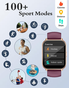 Smart Watch Answer Dial Call,Smart Watches for Women Men HD Touch Screen Fitness Watch with Spo2-Monitor Heart Rate Sleep Monitor Pedometer Watch Multi Sports Mode for Android Ios