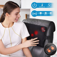 Ultimate Shiatsu Back Massager with Heat - Deep Tissue Relief for Neck, Shoulders, and More - Perfect Relaxation Gift for Everyone!