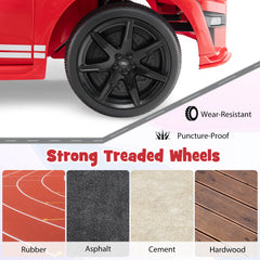 12V Kids Ride on Car Electric Licensed Ford Mustang Shelby GT500 for Kids Aged 3-8