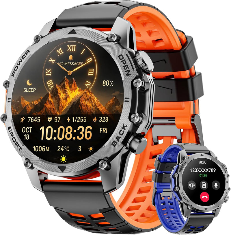 Military Smart Watch for Men, 1.52