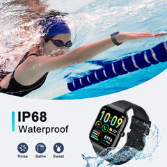 Smart Watch for Men Women Answer/Make Calls, 1.96" HD Fitness Watch with Heart Rate Monitor Sleep Monitor, 113+ Sports Activity Trackers with Step Counter, IP68 Waterproof, Smartwatch for Android/Ios