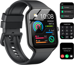 Revolutionary Smart Watch for Men & Women - 2026 Fitness Tracker with HD Touch Screen, Heart Rate Monitor, 113+ Sport Modes & IP68 Waterproof - Perfect for Android/iOS!