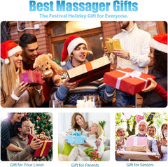 Ultimate Shiatsu Back Massager with Heat - Deep Tissue Relief for Neck, Shoulders, and More - Perfect Relaxation Gift for Everyone!