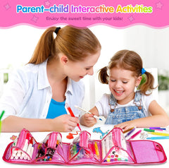 Enchanting Unicorn Pencil Case Set - Perfect Christmas Gifts for Girls Ages 4-7, Fun Art & Craft Supplies, Ideal Birthday Presents!