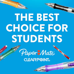 Paper Mate Clearpoint Mechanical Pencils, 0.7Mm HB #2 Pencil Lead, 2 Pencils, Assorted Fashion Barrel Colors, 10 Count - Back to School Essentials, Note-Taking, Teacher Supplies