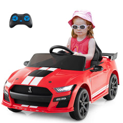 12V Kids Ride on Car Electric Licensed Ford Mustang Shelby GT500 for Kids Aged 3-8
