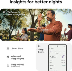 Google  Charge 6 Activity Tracker with 6-Months Premium Membership Included, 7 Days Battery Life and Google Wallet and Google Maps