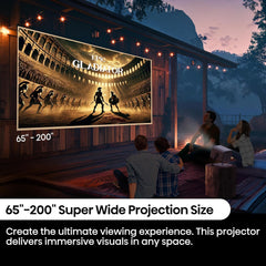Hisense 4K Laser Projector M2TUK Pro, up to 200''Size, Triple Laser, Dolby Vision, HDR10, IMAX Enhanced, DTS Virtual:X, Dolby Audio and VIDAA OS, and Netflix, Youtube, Disney+