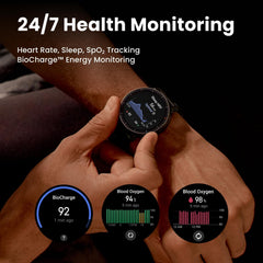 Active Max Smart Watch - 1.5" AMOLED Display, 25-Day Battery, GPS, NFC, 4GB Storage, 170+ Sports Modes, 5 ATM Water Resistant, Heart Rate & Sleep Tracker for Android & iPhone