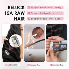 13X6 Transparent HD Lace Front Wigs Human Hair Wig Body Wave Human Hair Wig for Black Women Glueless Wigs Human Hair Pre Plucked with Baby Hair Brazilian Real Hair Lace Frontal Wig16 Inch