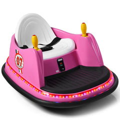 Kids Ride-On Bumper Car with Colorful Flashing Lights and Music
