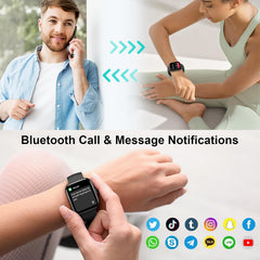 Stylish Smart Watch for All: Answer Calls, Track Fitness, Heart Rate & Sleep, 115+ Sport Modes, IP68 Waterproof for Android & iOS