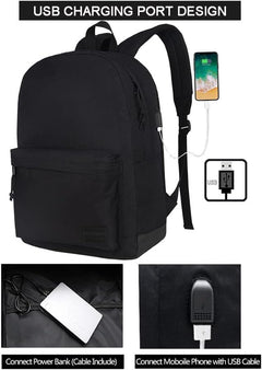 Lightweight Casual Backpack for Men and Women, Water-Resistant Mens Backpack, Rucksack for Men, School Bag for College, School Backpack for Boys and Girls