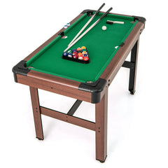 122 Cm Wooden Pool Table for Kids and Adults