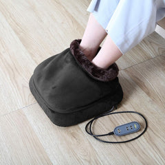 2-in-1 Shiatsu Foot & Back Massager with Heat - Ultimate Kneading Comfort for Feet & Back, Perfect Gift for Men & Women