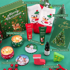 Indulge Her This Christmas: Personalized Spa Bath Set - Perfect Secret Santa Gift for Women, Ideal Self-Care Relaxation Package for Mum, Sister, Wife, or Friend!
