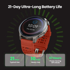 Balance 2 Smart Watch for Men - 47mm AMOLED Display, GPS, 21-Day Battery, 170+ Sport Modes, Heart Rate & Sleep Tracking