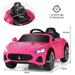 12V Electric Kids Ride on Car for 3+ Years Old Boys Girls
