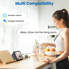 2K Pet Camera, Indoor Camera, Dog Camera, 360° Home Security Cameras with APP Control, Motion Tracking, 2-Way Talk, Night Vision, TF Card/Cloud Storage, D1