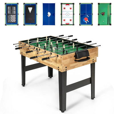 10-In-1 Multi Stackable Combo Game Table for Game Room Arcade Bar Party