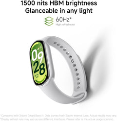 Smart Band 10: Ultimate Fitness Tracker with 1.72" AMOLED Display, 21-Day Battery Life, 150 Sports Modes, Sleep Monitoring & 5ATM Waterproof – Compatible with Android & iOS!