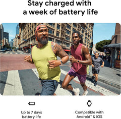 Google  Charge 6 Activity Tracker with 6-Months Premium Membership Included, 7 Days Battery Life and Google Wallet and Google Maps