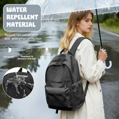 Lightweight School Travel Water Resistant Rucksack Backpack, Laptop Casual Daypack College Secondary School Bags Bookbag for Teenage Girls Boys Women Men