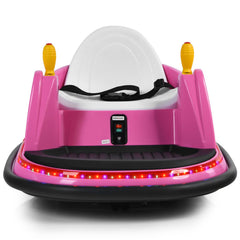 Kids Ride-On Bumper Car with Colorful Flashing Lights and Music