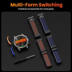 Military Smart Watch for Men, 1.52" HD Smart Watches with Heart Rate/Spo2/Sleep Monitor, 110+ Sports Modes Fitness Tracker, 500Mah Battery Led Flashlight Outdoor Smartwatch for Ios Android