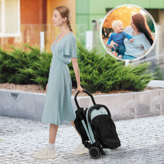 Lightweight Baby Stroller with Detachable Seat Cover