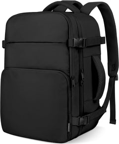 for New Ryanair 40X30X20 Cabin Bag, 24L Travel Backpack Cabin Size Hand Luggage Bag, Water Resistant Wizzair Underseat Carry on Backpack, Flight Rucksack for Ryan Air, Easyjet, Black