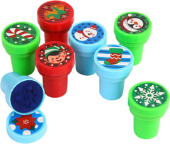 Christmas Stamps for Kids, 30Pcs Assorted Xmas Self-Inking Stampers for Kids Christmas Party Bag Fillers