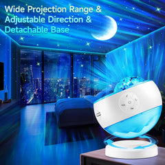 Galaxy Projector - Stunning Star & Moon Light Show with 16 Colors, Bluetooth & Remote Control, Perfect Christmas Gift for Kids & Adults