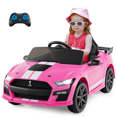 12V Kids Ride on Car Electric Licensed Ford Mustang Shelby GT500 for Kids Aged 3-8
