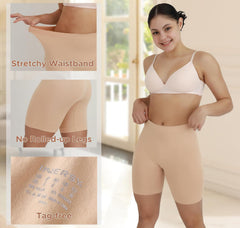 anti Chafing Shorts Women under Dress Skirt Modesty Shorts Ladies Smooth Slip Short 3 Pack