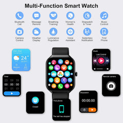Revolutionary Smart Watch for Men & Women - 2026 Fitness Tracker with HD Touch Screen, Heart Rate Monitor, 113+ Sport Modes & IP68 Waterproof - Perfect for Android/iOS!
