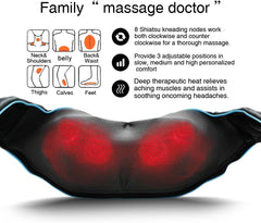 Ultimate Neck and Back Massager with Heat - Perfect Gift for Mom, Dad, and Loved Ones for Any Occasion!