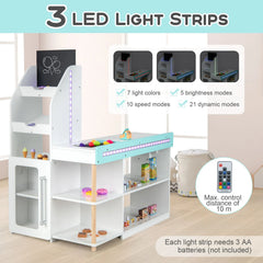 Kids Supermarket Shopping Set with Shopping Cart and Cash Register