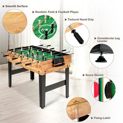 10-In-1 Multi Stackable Combo Game Table for Game Room Arcade Bar Party