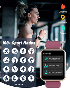 Smart Watch Answer Make Call,Smart Watches for Women Men with Heart Rate/Spo2/Sleep Monitor,Step Calories Counter,Sports Fitness Tracker SMS Notification,Ip68 Waterproof for Ios Android Phone