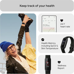 Google  Inspire 3 - Ultimate Activity Tracker with 6-Month Premium Membership, 10-Day Battery Life & Daily Readiness Score!