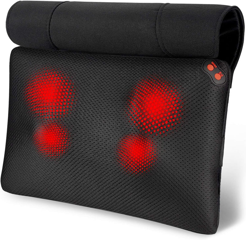 Ultimate Shiatsu Back Massager with Heat - Deep Tissue Relief for Neck, Shoulders, and More - Perfect Relaxation Gift for Everyone!