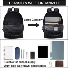 Lightweight Casual Backpack for Men and Women, Water-Resistant Mens Backpack, Rucksack for Men, School Bag for College, School Backpack for Boys and Girls