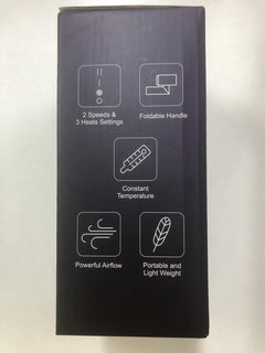 Hair Dryer Travel Hairdryers for Women Men- Powerful Foldable Ironic Hair Dryers for Curly Hair and Straight Hair，Small Blow Dryer for Women Men, Fast Drying