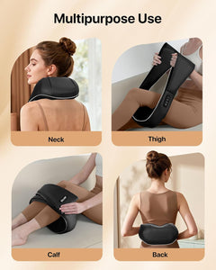 Neck and Shoulder Massager with Heat - Ultimate Pain Relief for Home, Office, and Car - Perfect Christmas and Birthday Gift for Everyone!