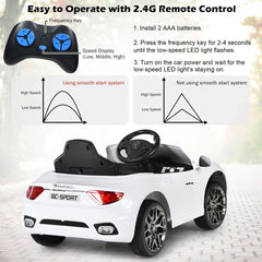 12V Electric Kids Ride on Car for 3+ Years Old Boys Girls