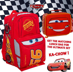 Cars 3D Backpack Kids Lightning Mcqueen School Nursery Lunch Bag Rucksack Red 95